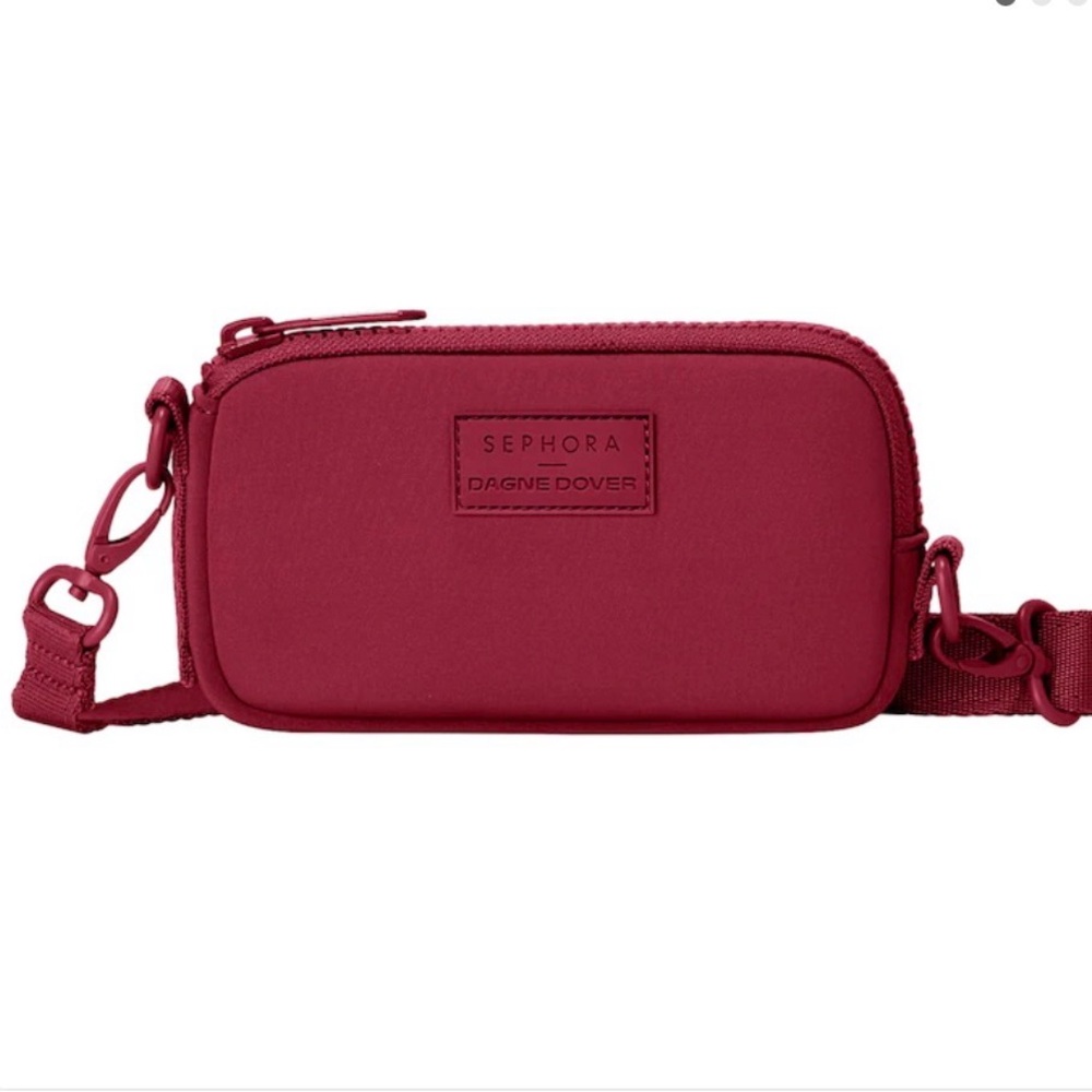 Sephora X Dagne Dover Burgundy Crossbody Pouch